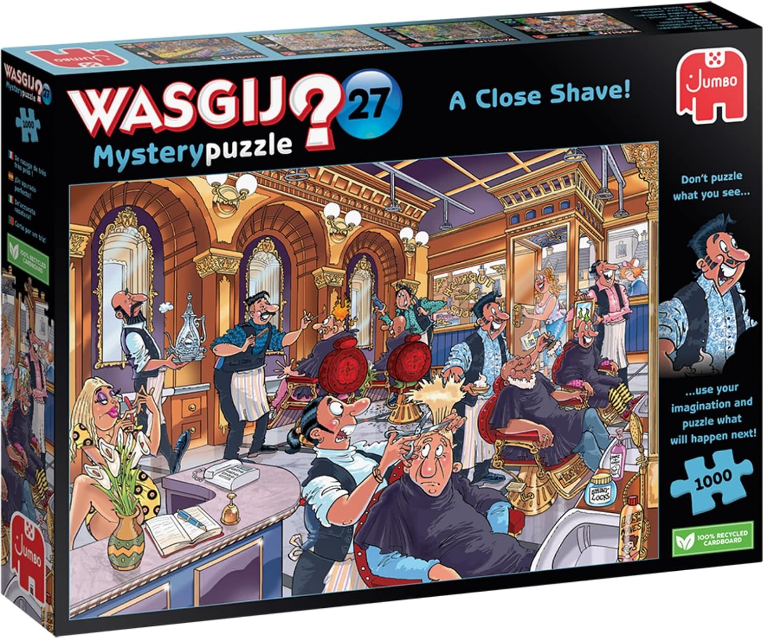 Wasgij Puzzle 1000pc Mystery #27 A Close Shave!