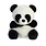 Palm Pals Bamboo Panda 5"