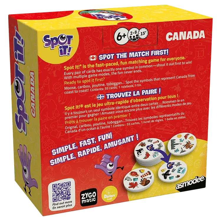 Asmodee Spot it! Canada Card Game