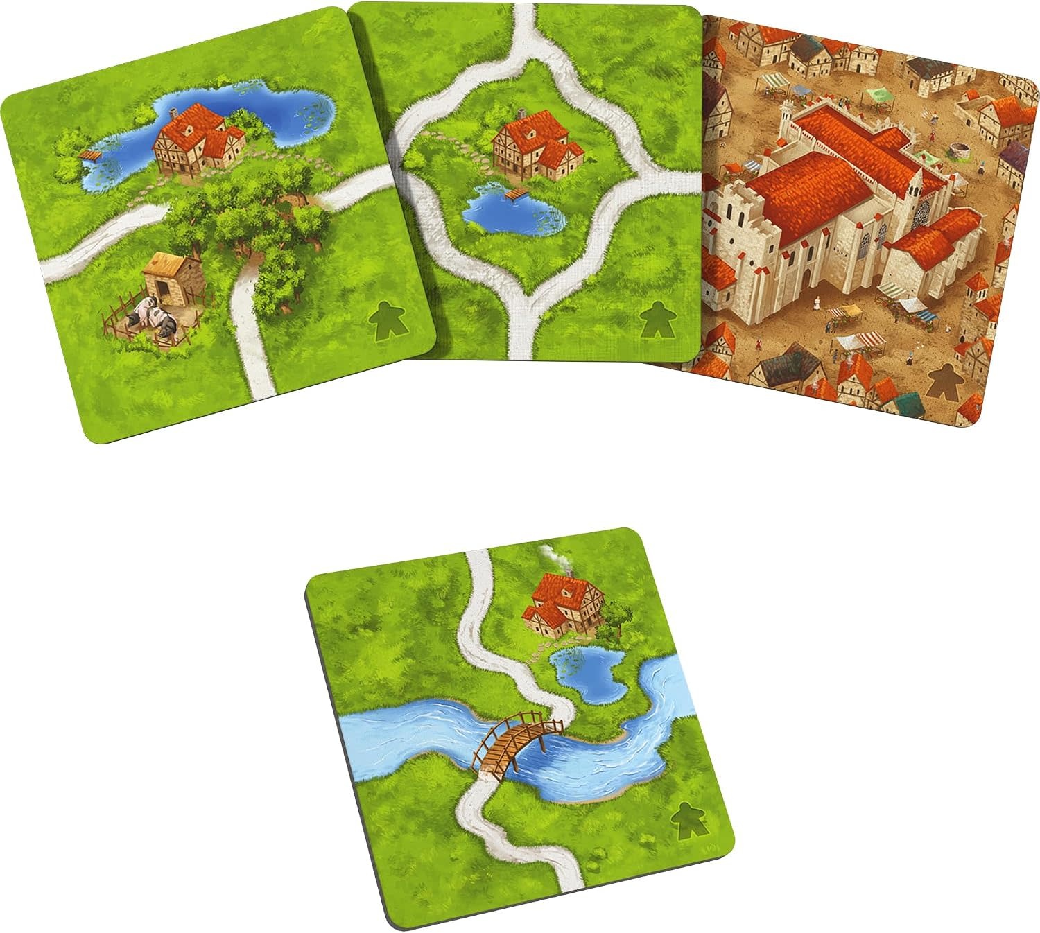 Z-Man Games Carcassonne Game Exp:1 Inns & Cathedrals Refresh