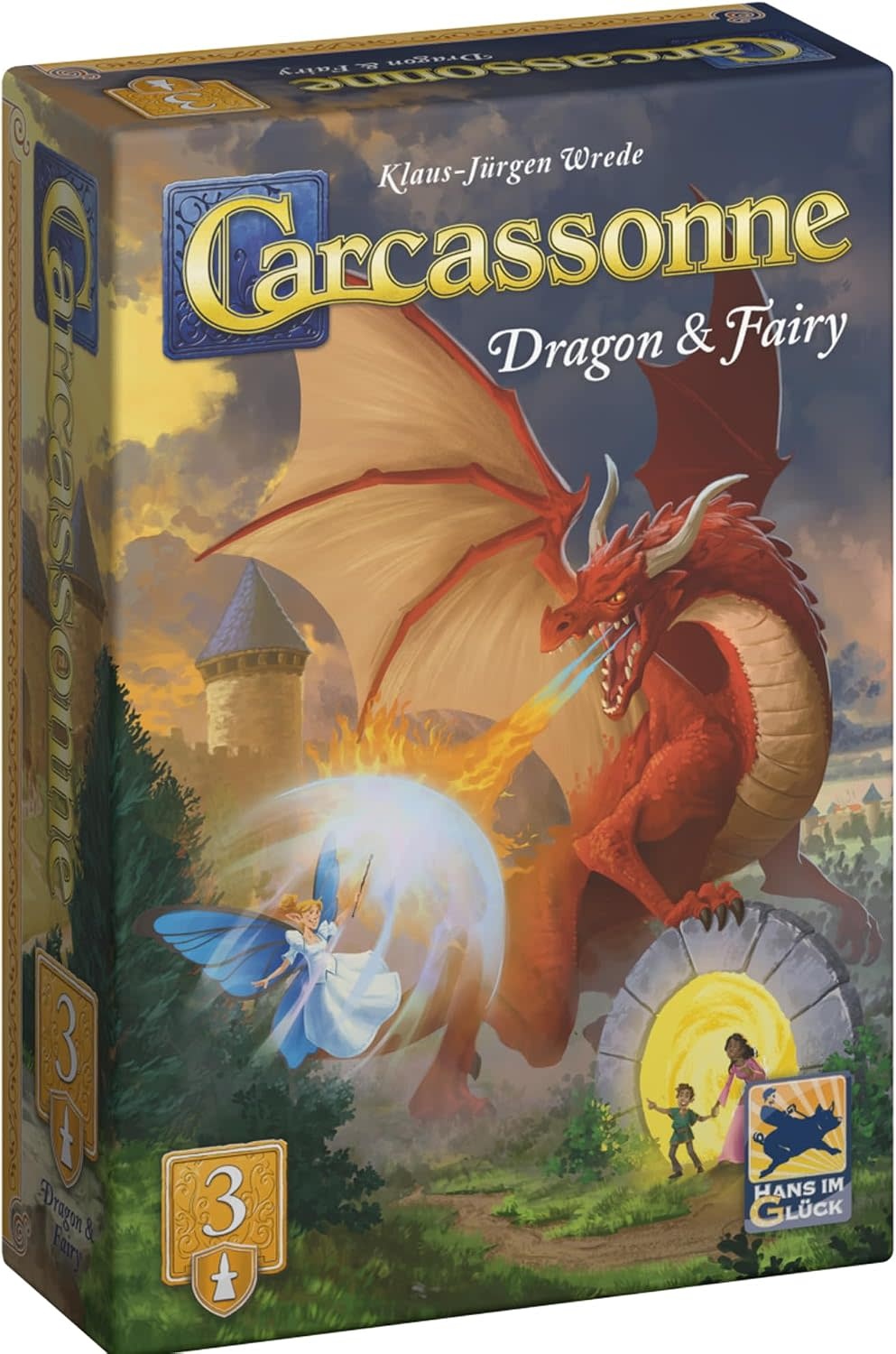 Carcassonne Game Exp:3 Dragon & Fairy Refresh