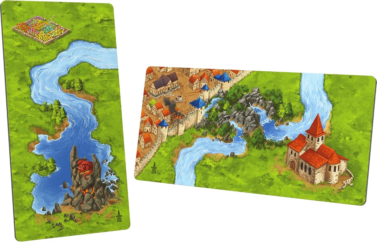 Carcassonne Game Exp:3 Dragon & Fairy Refresh