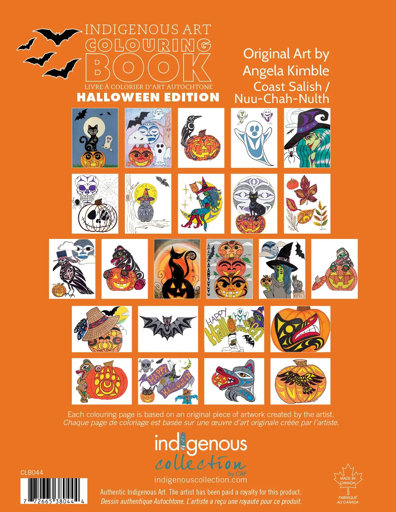 Indigenous Collection Colouring Book Halloween Editon by Angela Kimble