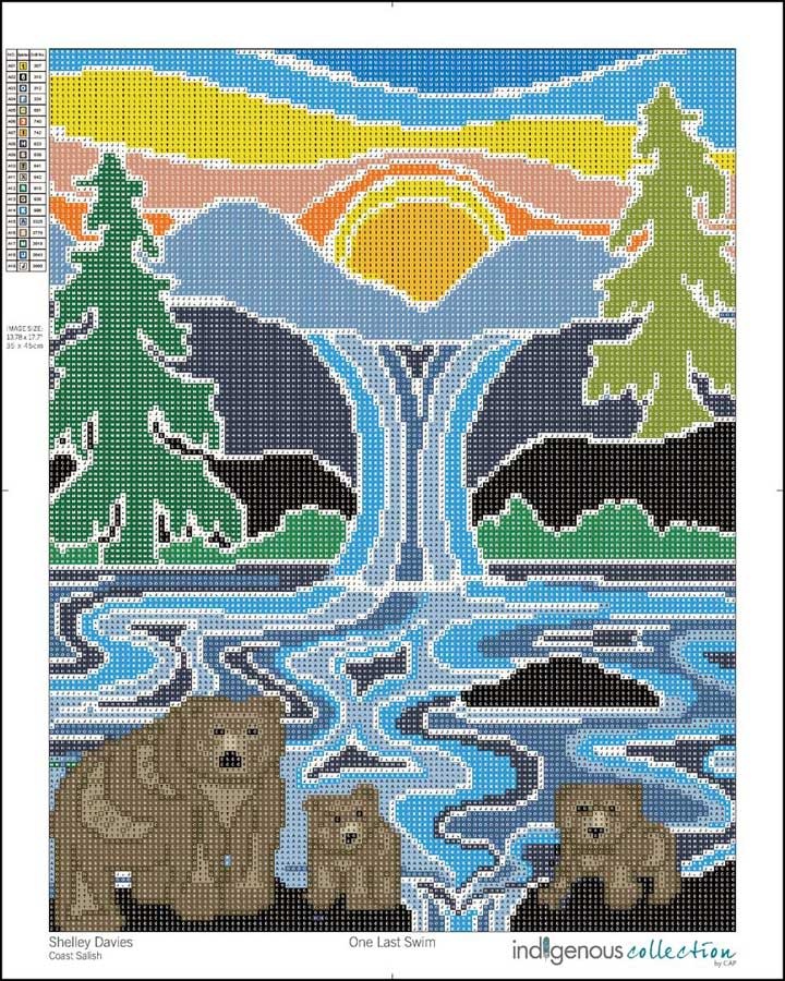 Indigenous Collection Diamond Art Kit: One Last Swim