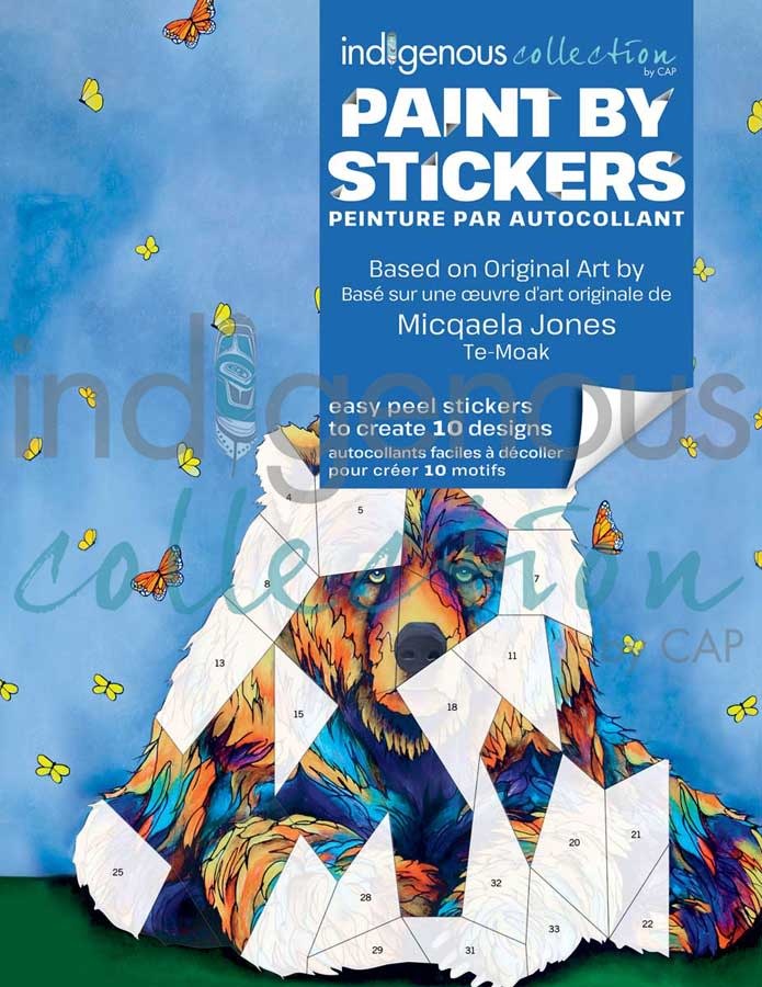 Indigenous Collection Paint by Sticker Book: Micqaela Jones