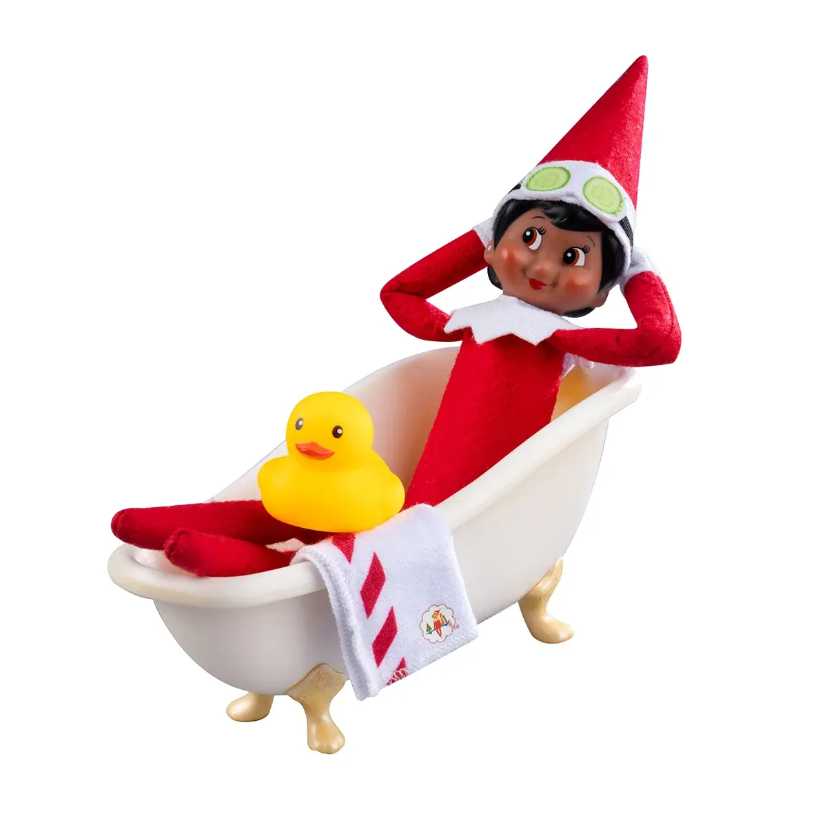 Elf on the Shelf Polar Props S'elf Care Set Bathtub