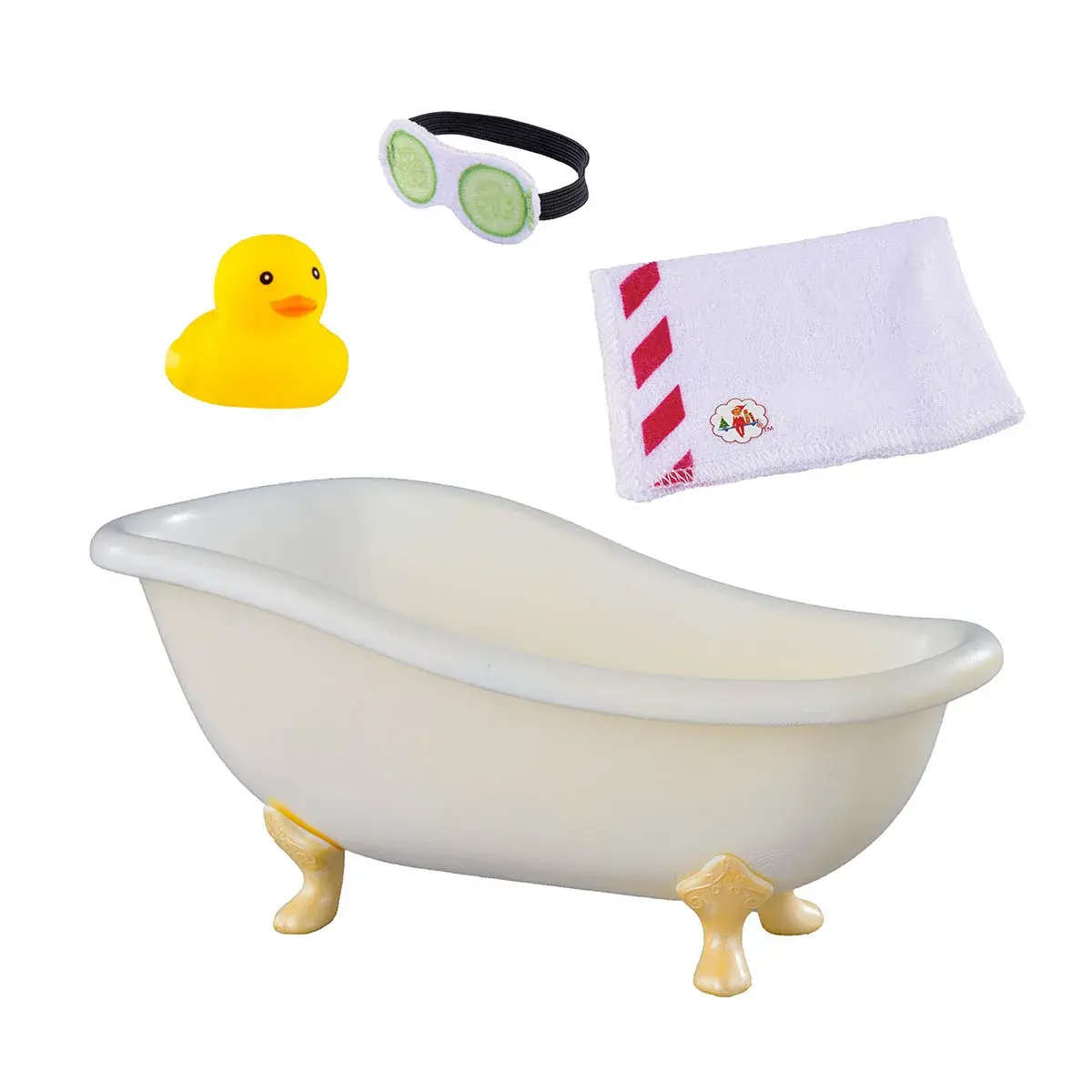 Elf on the Shelf Polar Props S'elf Care Set Bathtub
