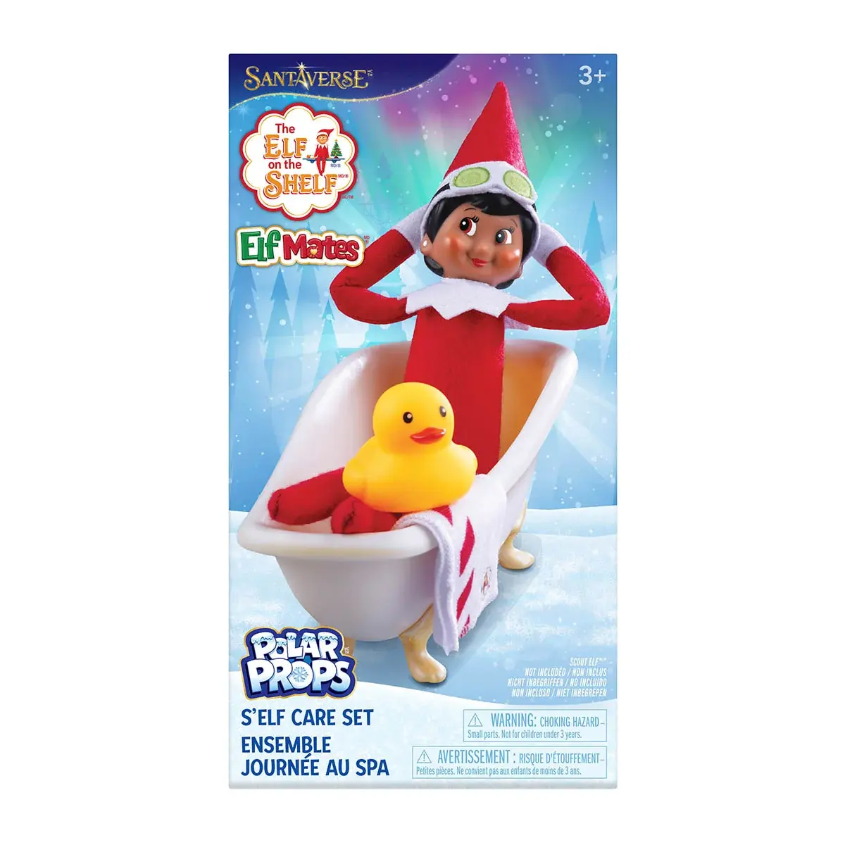 Elf on the Shelf Polar Props S'elf Care Set Bathtub