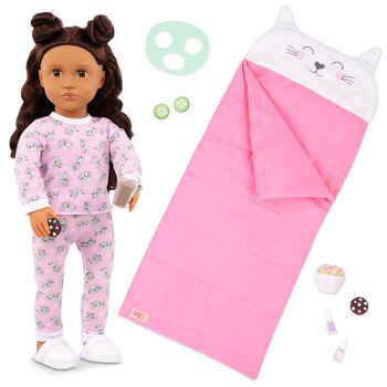 Our Generation Doll Larissa with Sleeping Bag