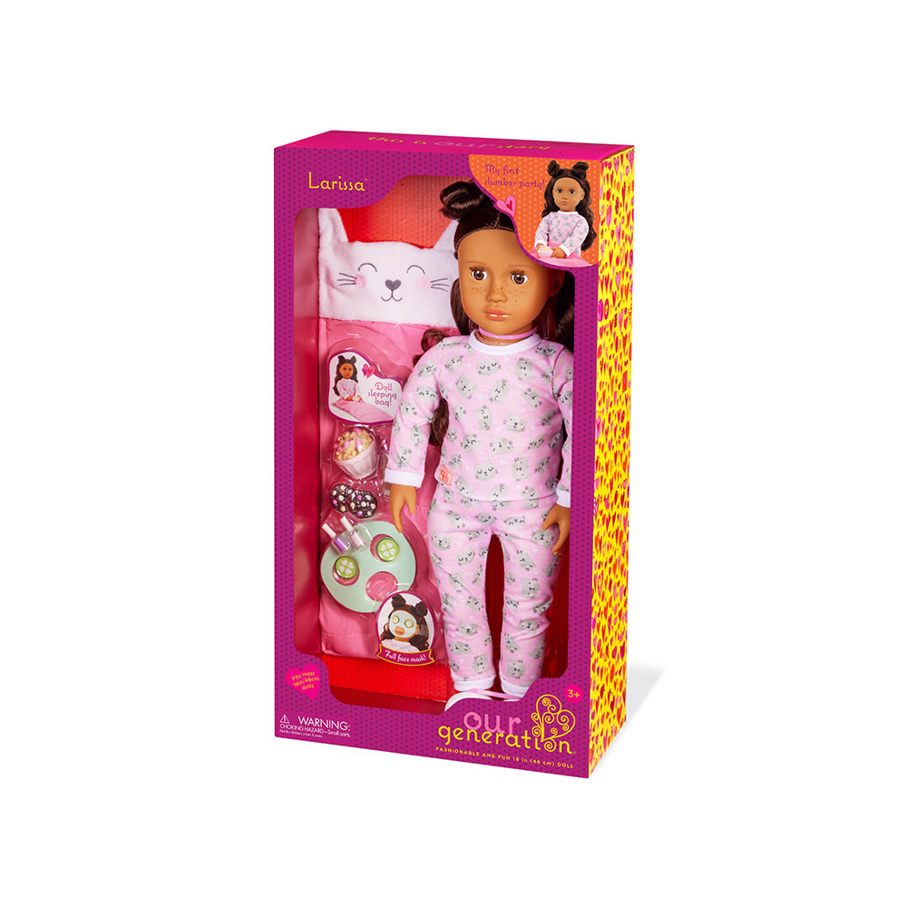 Our Generation Doll Larissa with Sleeping Bag