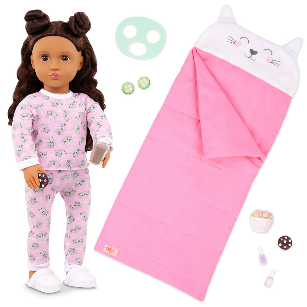 Our Generation Doll Larissa with Sleeping Bag