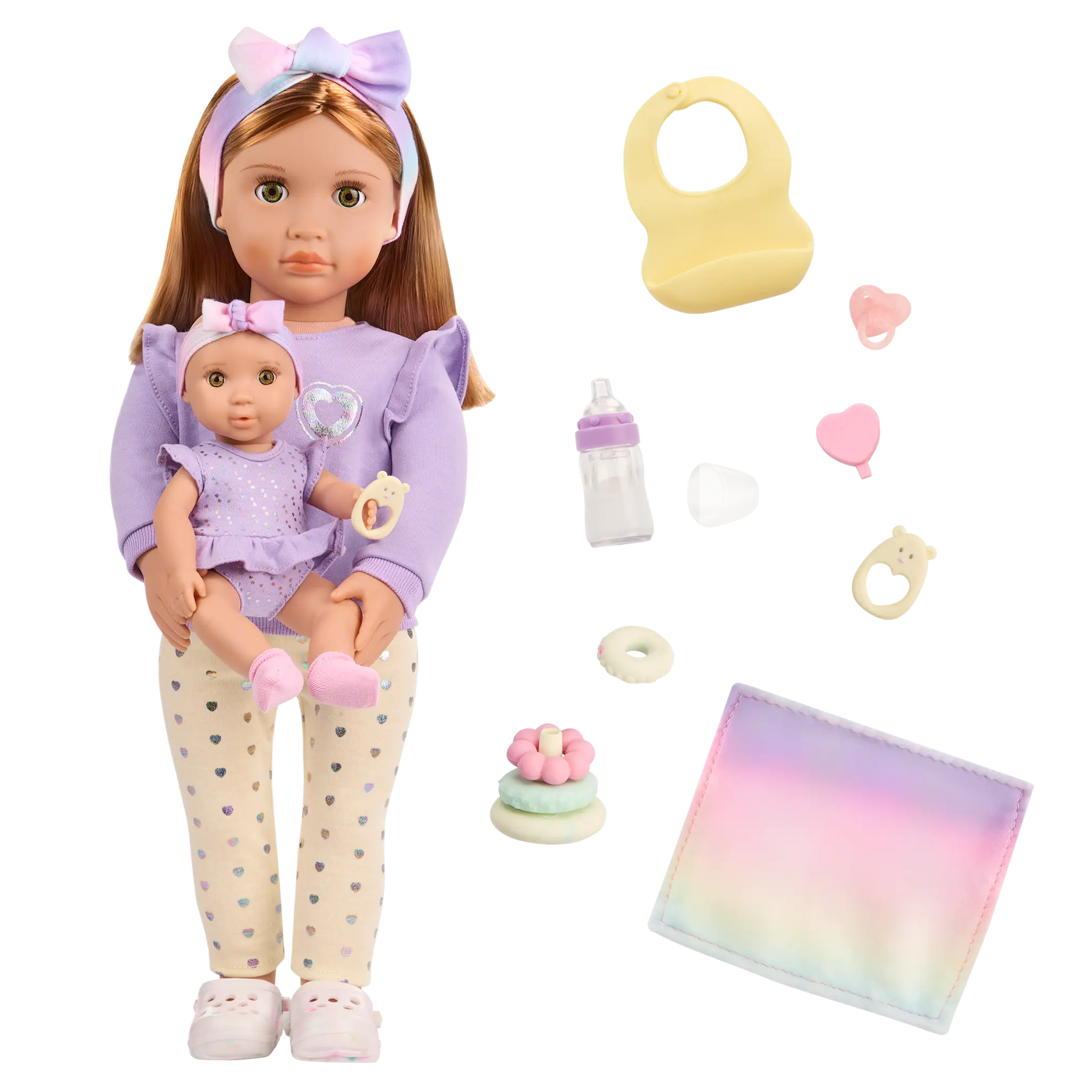 Our Generation Our Generation 18" Doll Accessories Big & Little Sister Tory and Riley