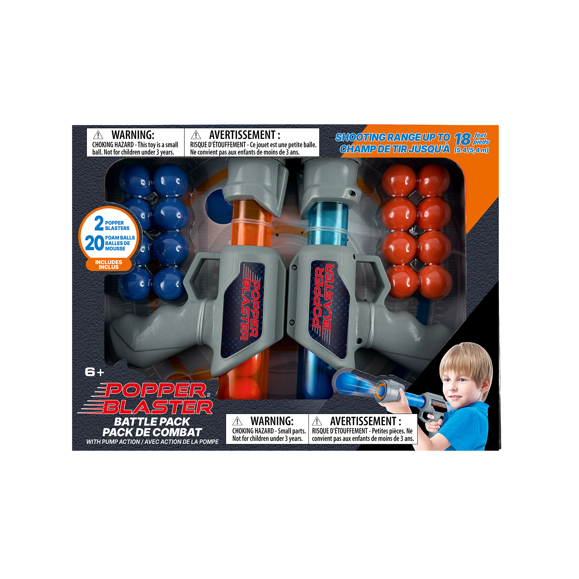 Popper Blaster 2 Pack w 20 Balls