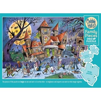 Cobble Hill Puzzles Cobble Hill Family Puzzle 350pc Haunted House