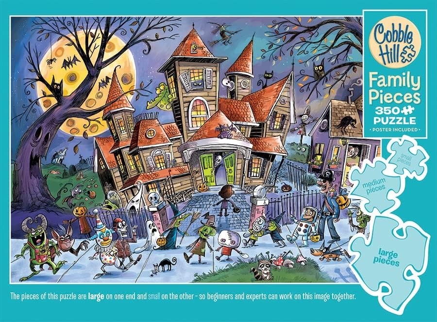 Cobble Hill Puzzles Cobble Hill Family Puzzle 350pc Haunted House