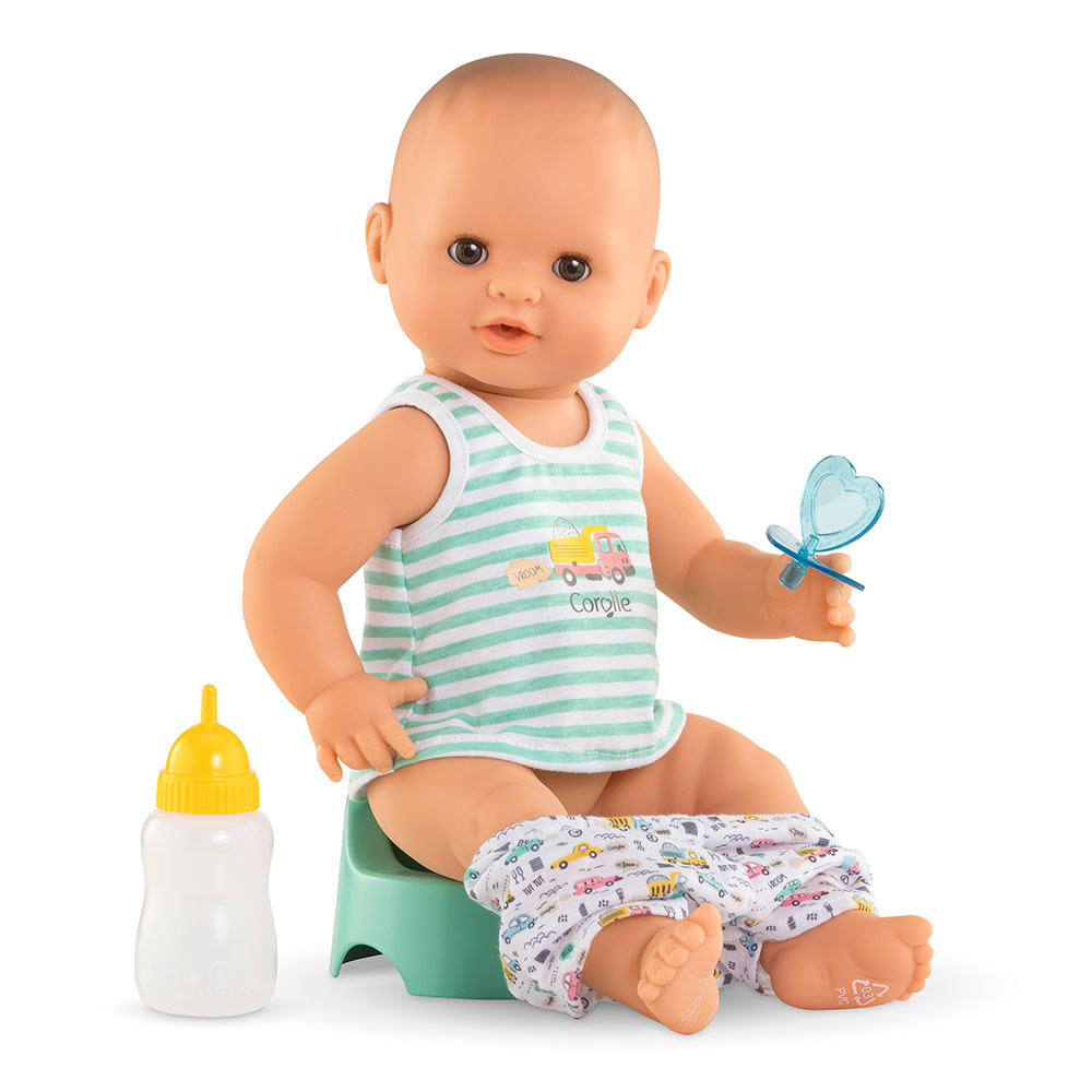 Corolle Doll Paul Drink & Wet Bath Doll 14"