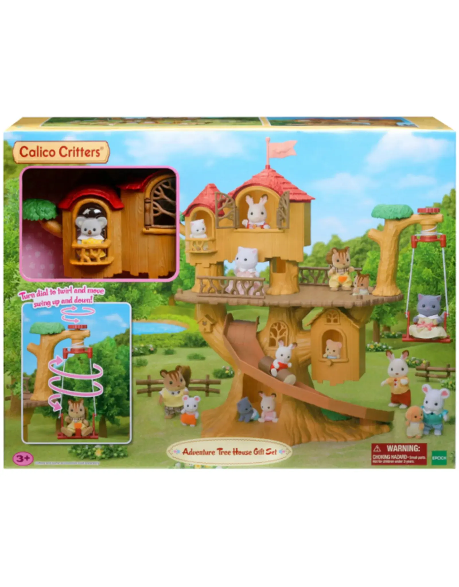 Calico Critters Calico Critters Adventure Tree House Gift Set