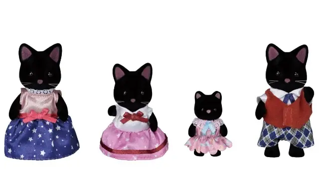 Calico Critters Calico Critters Family Midnight Cat