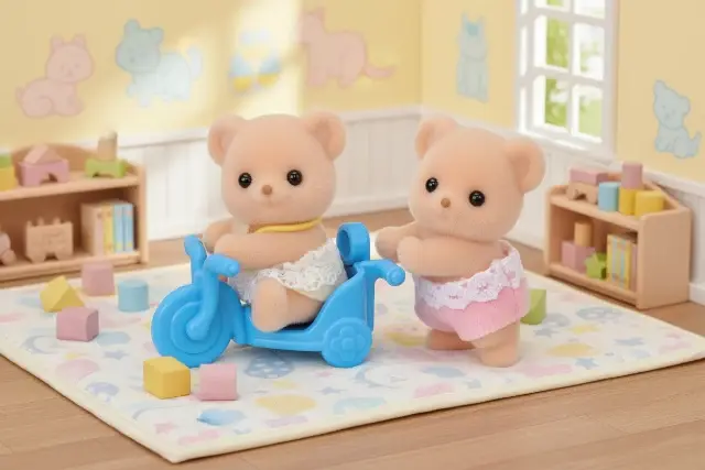 Calico Critters Calico Critters Twins Biscuit Bear