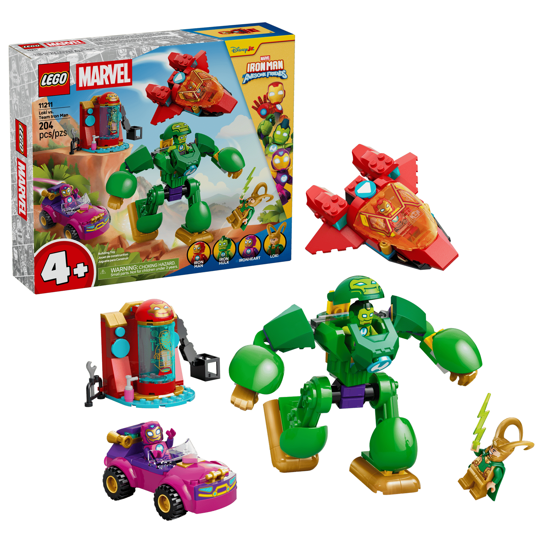 Lego Lego Marvel Loki vs Team Iron Man