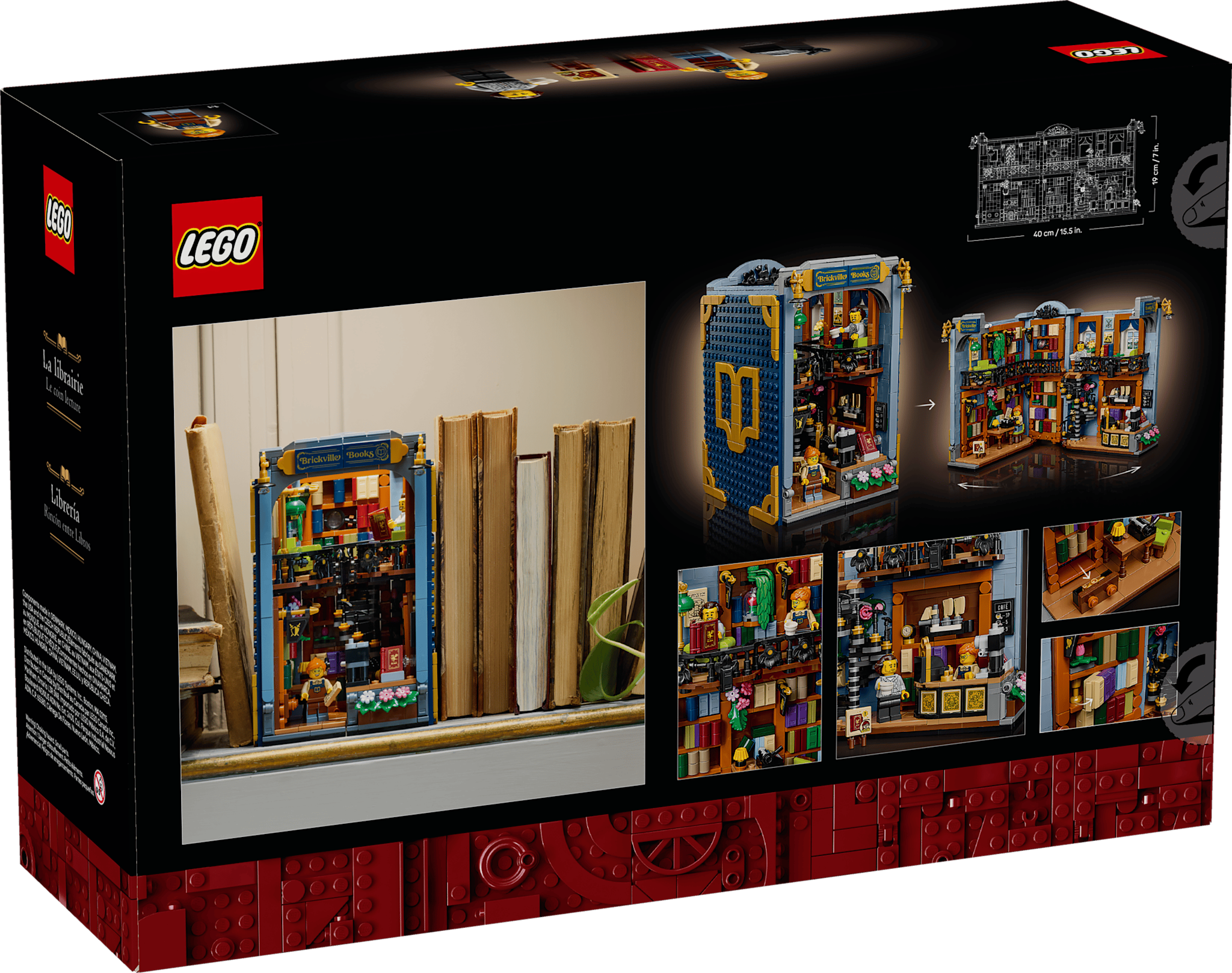 Lego Lego Icons Bookstore Book Nook