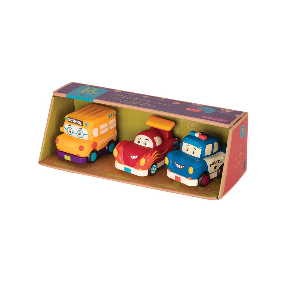B. Active 3 Mini Wheee-ls Pull Back Cars
