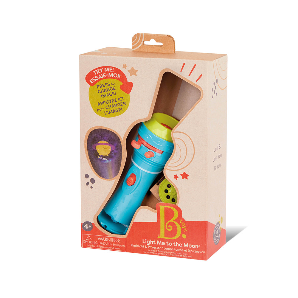 Battat B.Toys Light Me to the Moon Flashlight Projector Sea