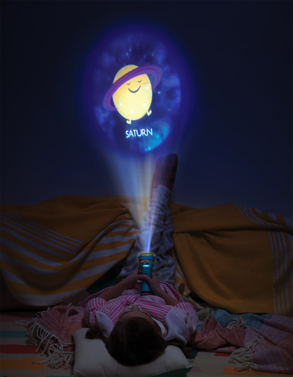Battat B.Toys Light Me to the Moon Flashlight Projector Sea