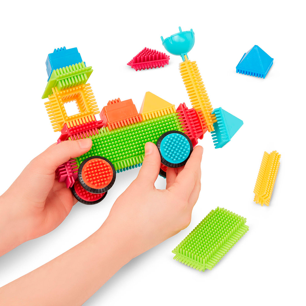 Battat Bristle Blocks Basic Big Value Case 85pc