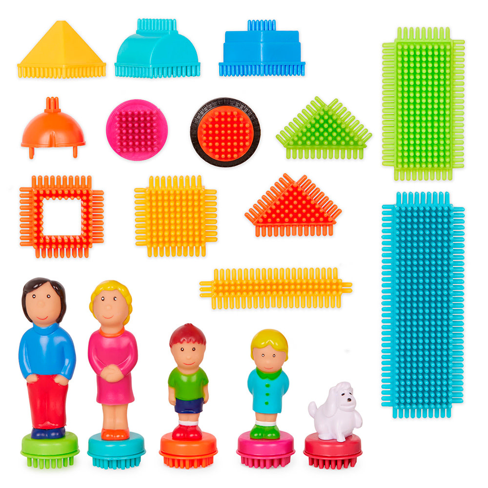 Battat Bristle Blocks Basic Big Value Case 85pc