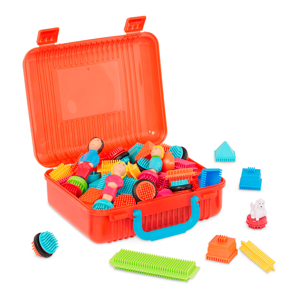 Battat Bristle Blocks Basic Big Value Case 85pc