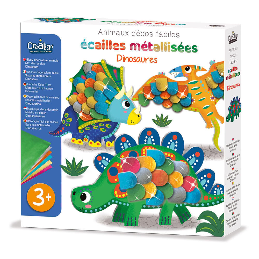 Crea Lign' Metallic Scales Dinosaurs