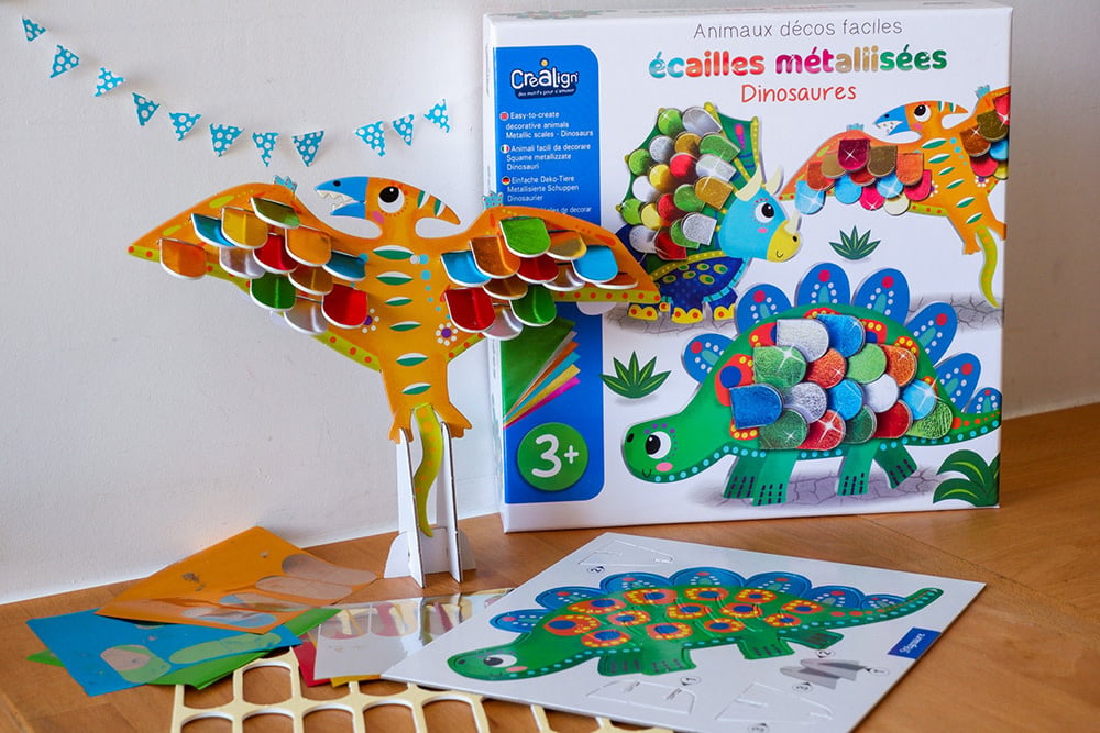Crea Lign' Metallic Scales Dinosaurs
