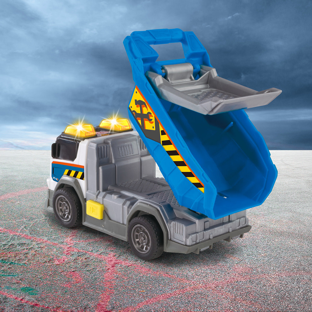 Dickie Lights & Sounds Dump Truck 15cm