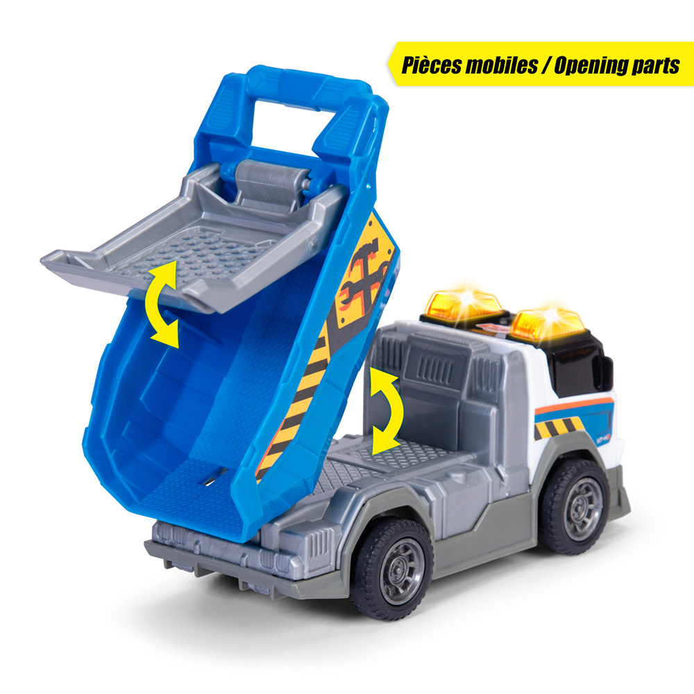 Dickie Lights & Sounds Dump Truck 15cm