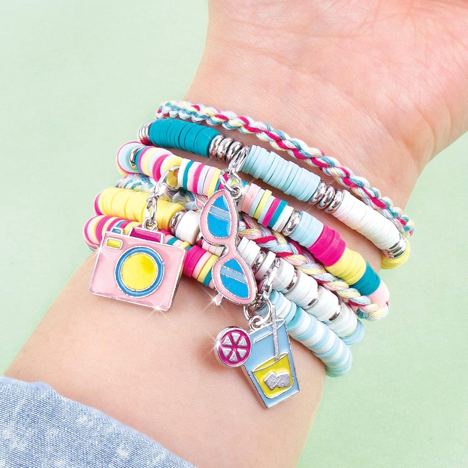 Make It Real Summer Vibes Heishi Bracelets