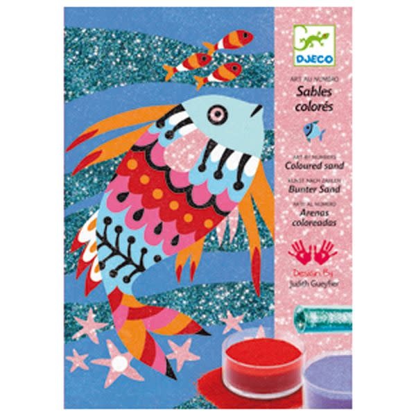 Djeco Sand Art Fish Rainbows