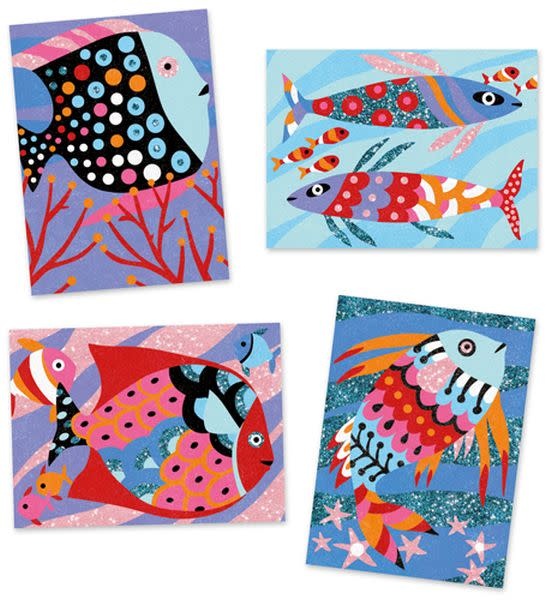 Djeco Sand Art Fish Rainbows