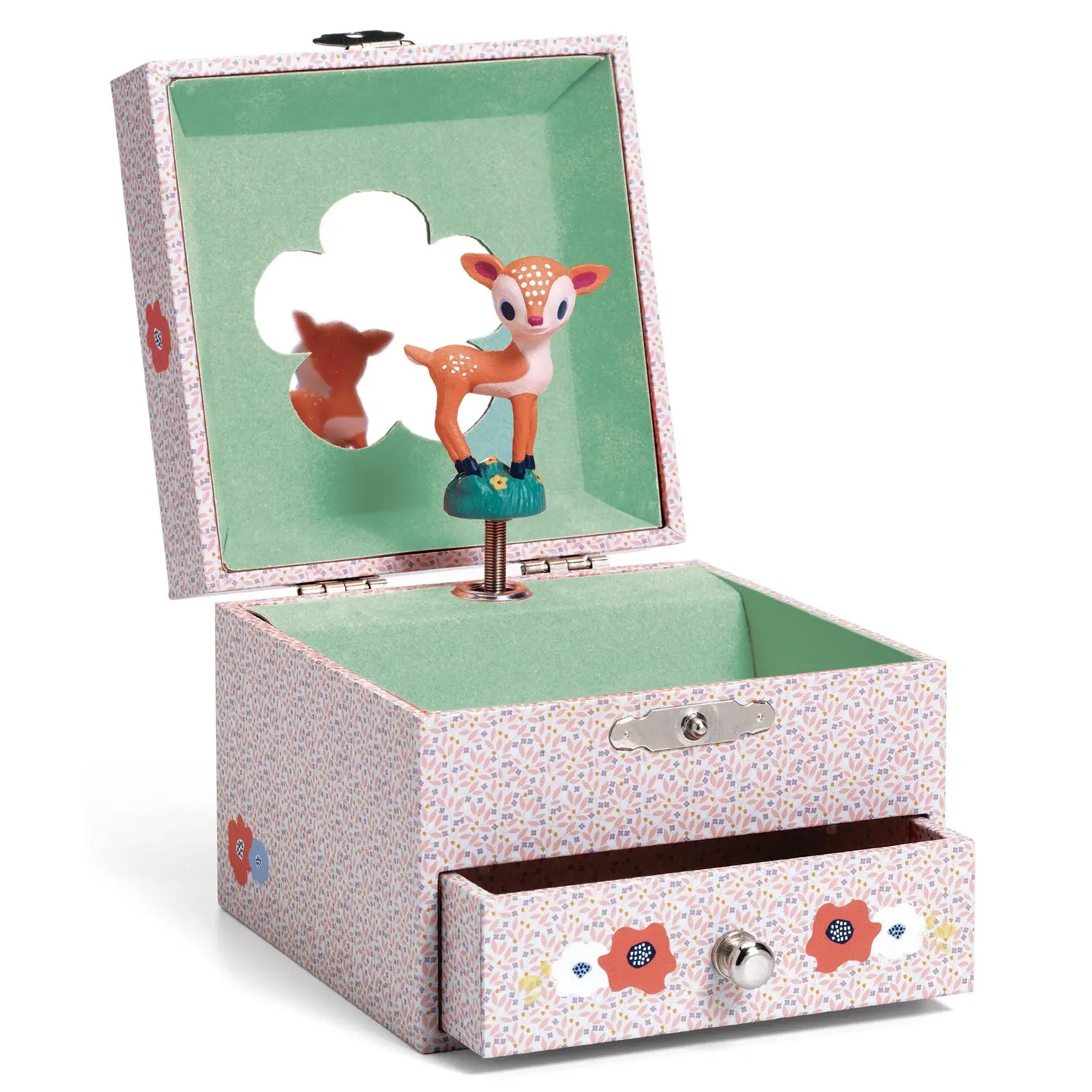 Djeco Music Box Wood Fawn