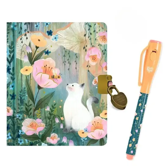 DJeco Secret Locking Notebook with Magic Pen: Kendra