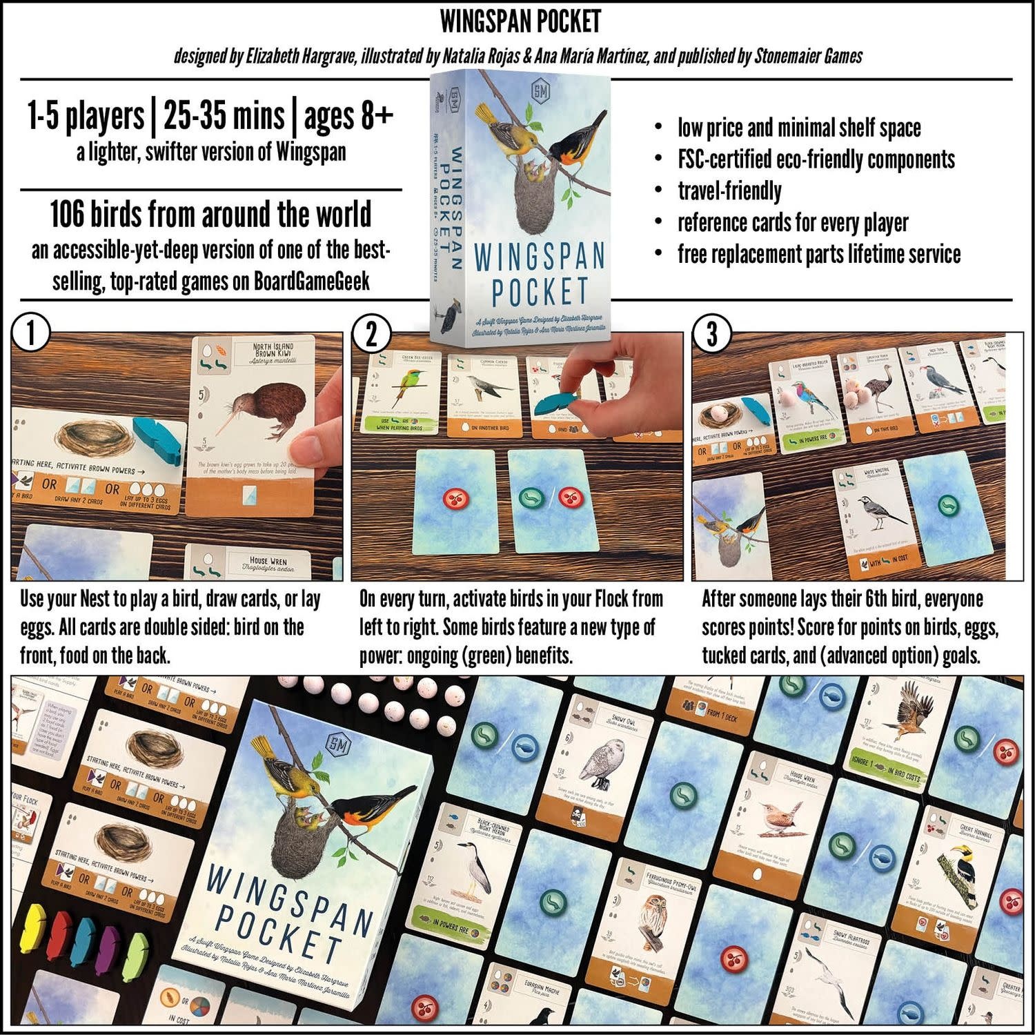 Wingspan Pocket Game