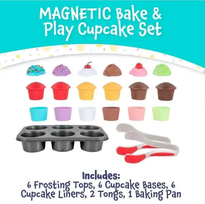 Popular Playthings Magnetic Bake and Play Cupcake