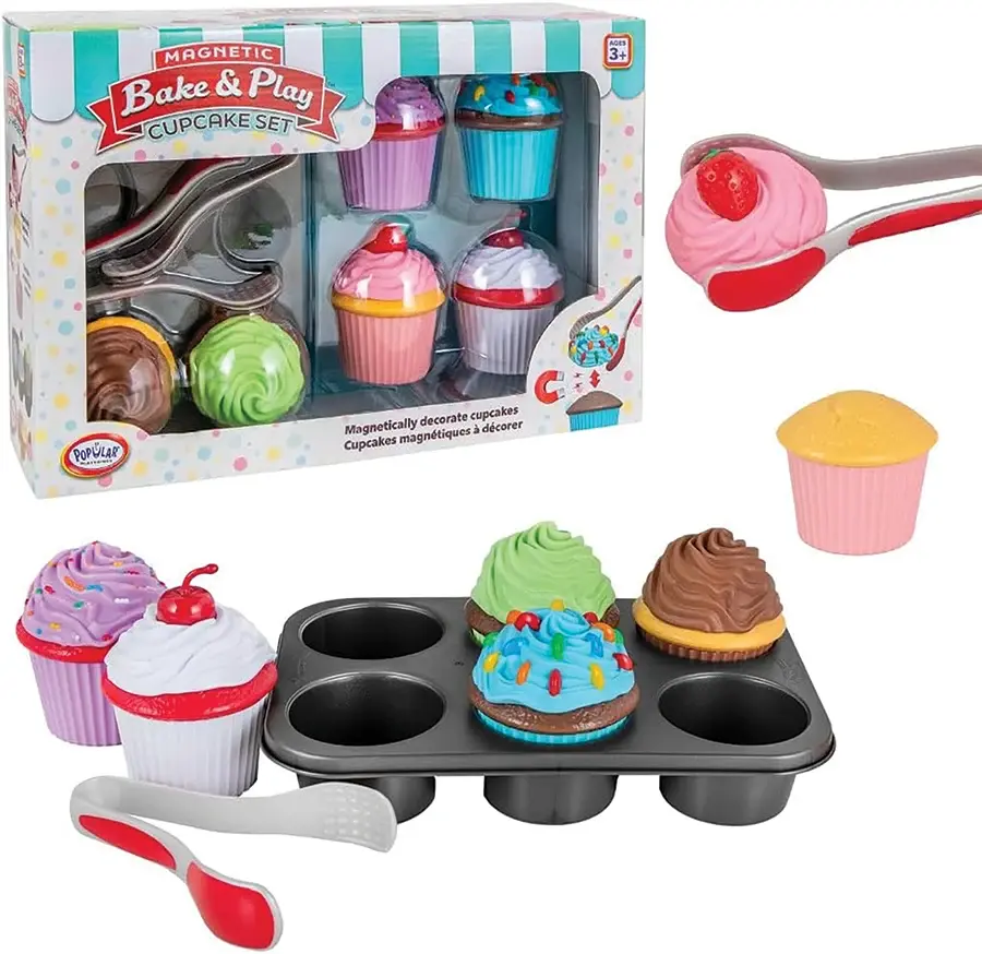 Popular Playthings Magnetic Bake and Play Cupcake