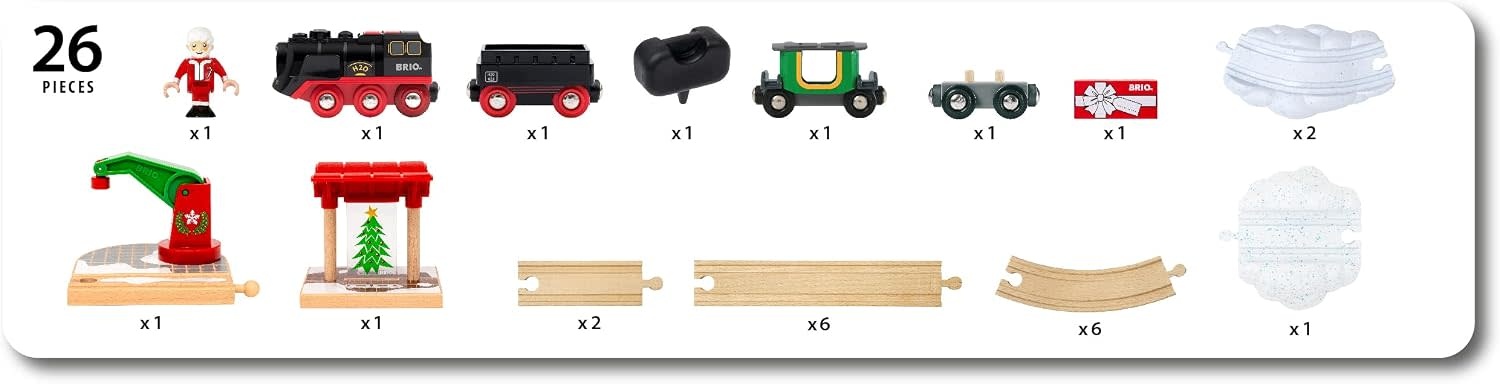 Brio Brio World Christmas Steaming Train Set