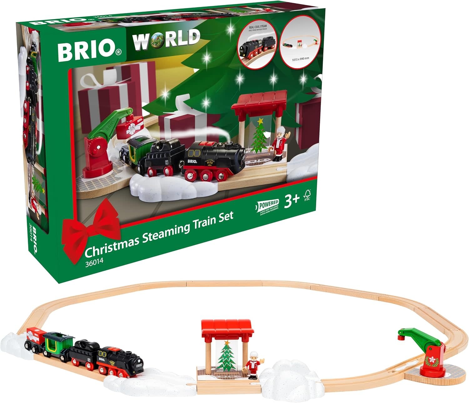 Brio Brio World Christmas Steaming Train Set