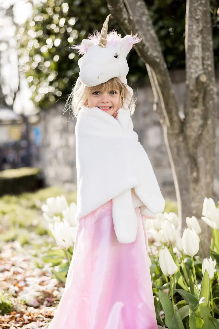 Great Pretenders Unicorn Cuddle Cape Size 4-6