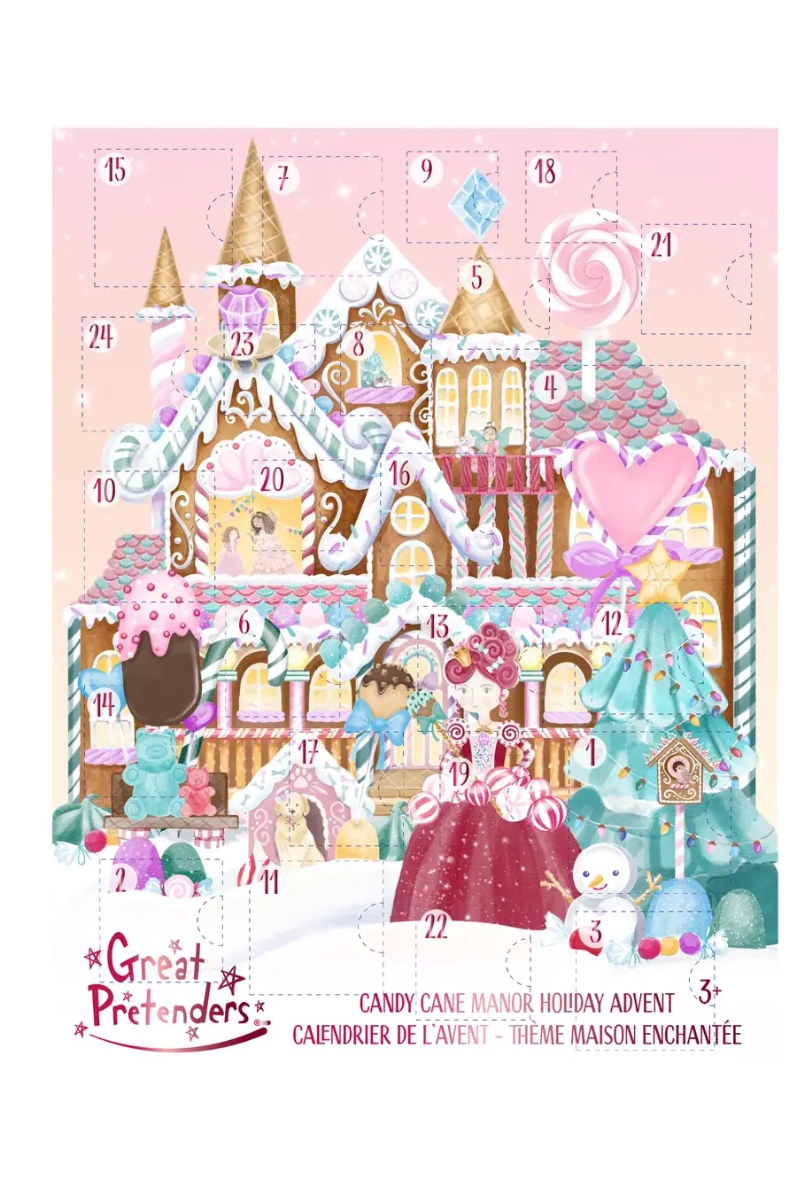 Great Pretenders Candy Cane Manor Advent Calendar