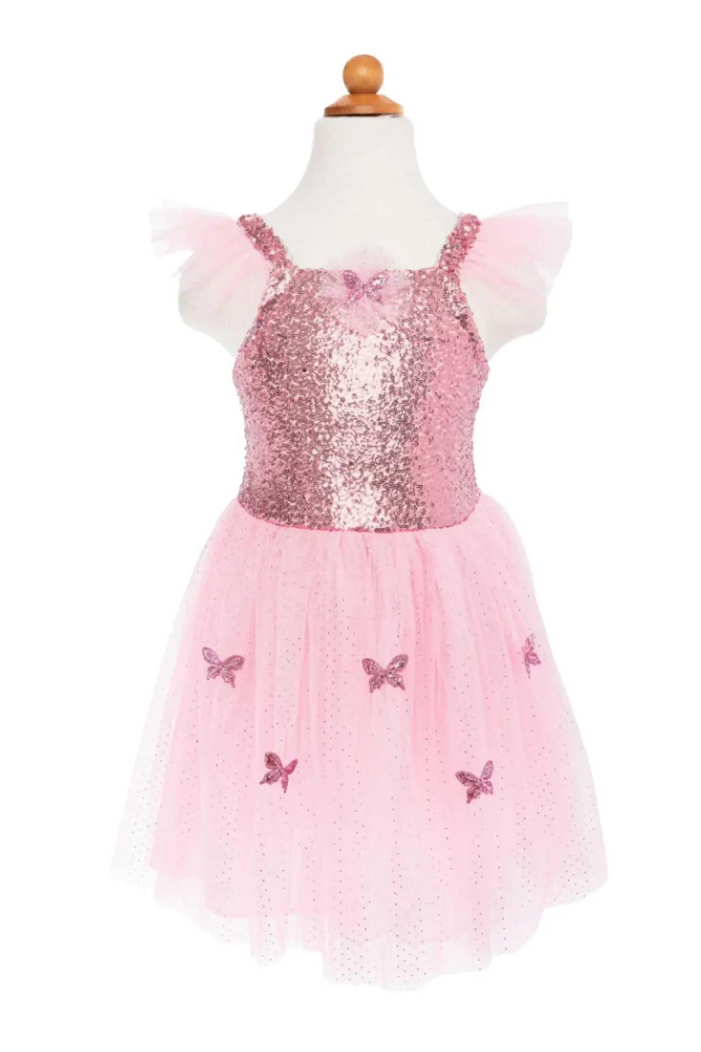 Great Pretenders Great Pretenders Costume Pink Butterfly Dress & Wings 5-6