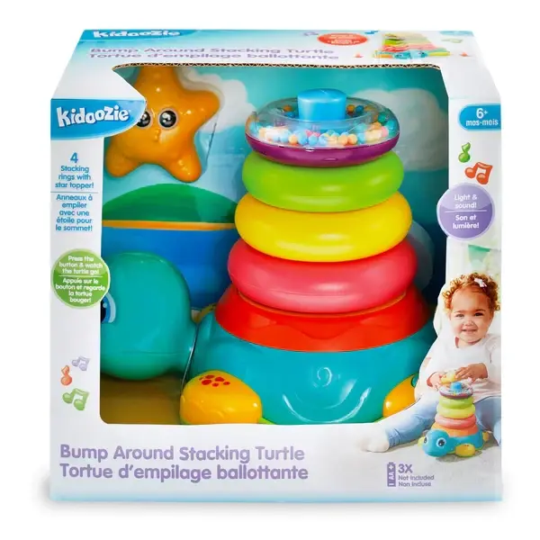 Kidoozie Kidoozie Bump Around Stacking Turtle