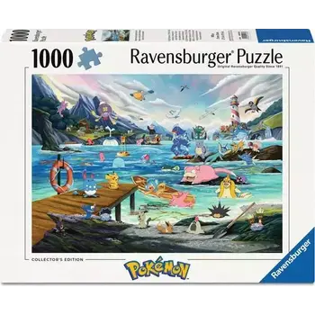 Ravensburger Ravensburger Puzzle 1000pc Pokemon Vaporeon anand Temerate Marine